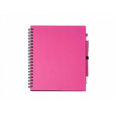 
                                                LEYNAX notebook with a ballpoint pen.
                                                
