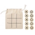 Wooden tic-tac-toe in the 