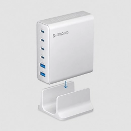 Зарядная станция 4xUSB Type-C, 2xUSB, PD, QC, 160Вт