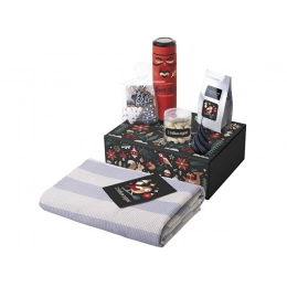 Подарочный набор «Re:Warm» с пледом, термосом и свечой