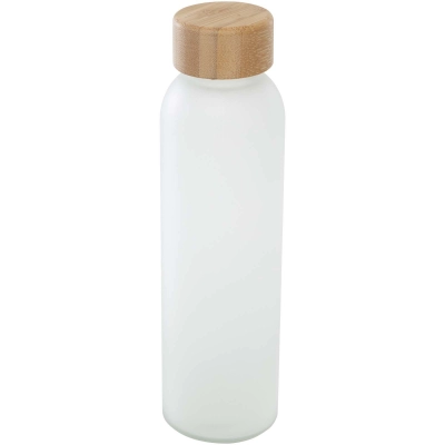 
                                                Lume 500 ml matte soda lime glass bottle with bamboo lid  
                                                