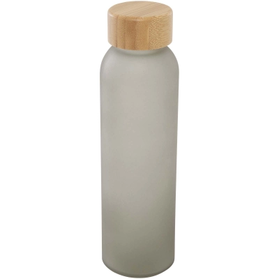 
                                                Lume 500 ml matte soda lime glass bottle with bamboo lid  
                                                