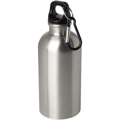 
                                                Oregon 400 ml RCS certified single wall stainless steel water bottle with carabiner
                                                