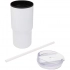 Термокружка Westin 540 мл из переработанных материалов с двойными стенками и трубочкой