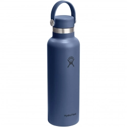 Термос-бутылка Hydra Flask Standard Mouth 621 мл из нержавеющей стали с крышкой-поилкой.