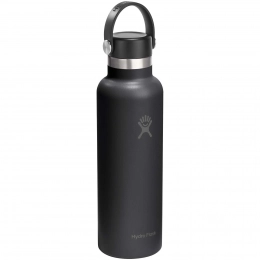 Термос-бутылка Hydra Flask Standard Mouth 621 мл из нержавеющей стали с крышкой-поилкой.