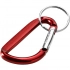 Timor keychain with a carabiner made of recycled aluminum. Timor keychain with a carabiner made of recycled aluminum.