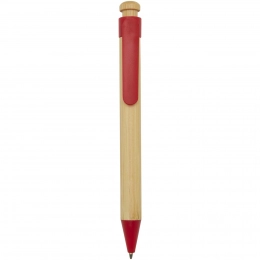 Шариковая ручка Rattan из бамбука и переработанного пластика (черные чернила)