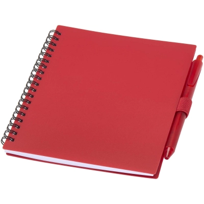 
                                                Niove recycled plastic soft cover notebook and ballpoint pen set (blue ink)
                                                
