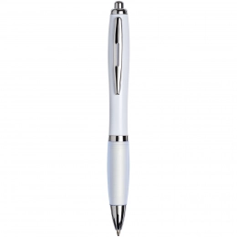 Nash ballpoint pen with coloured barrel and grip