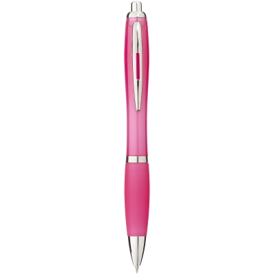 
                                                Nash ballpoint pen with coloured barrel and grip
                                                