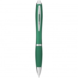 Nash ballpoint pen with coloured barrel and grip