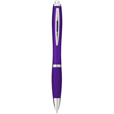 
                                                Nash ballpoint pen with coloured barrel and grip
                                                