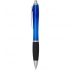Nash RCS recycled plastic ballpoint pen with coloured barrel and black grip (black ink)