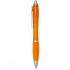Nash RCS recycled plastic ballpoint pen with coloured barrel and grip (blue ink)