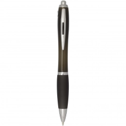 Nash RCS recycled plastic ballpoint pen with coloured barrel and grip (blue ink)