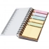 Spinner spiral notebook with coloured sticky notes Spinner spiral notebook with coloured sticky notes