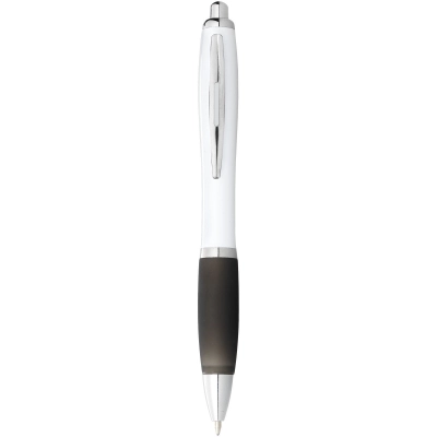 
                                                Nash ballpoint pen white barrel and coloured grip
                                                
