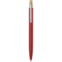 Nooshin's aluminum pen made from recycled materials.