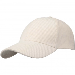 Кепка из переработанного вельвета Hutton с 6 панелями