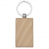 Gian beech wood rectangular keychain