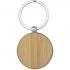 Nino bamboo round keychain