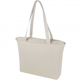 Weekender shopping bag made from recycled material with a weight of 400 g/mÂ².