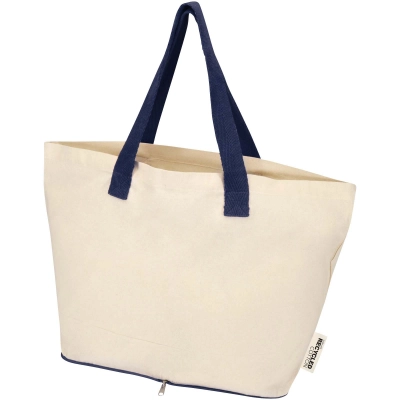 
                                                Sierra 140 g/m² GRS recycled foldable cotton tote bag 7L
                                                