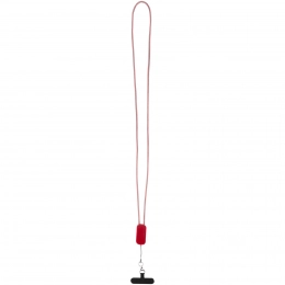 Шнурок для смартфона Anser из переработанного пластика с встроенным кабелем 5-в-1 на 27 Вт