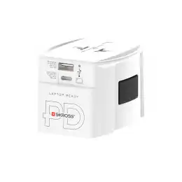 SKROSS® MUV AC65PD world adapter with USB-C cable 