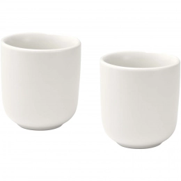 Мужские керамические чашки для эспрессо 90 мл - набор из 2 штук