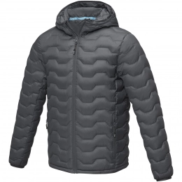 Petalite men's insulated jacket made from recycled materials, with GRS certification.