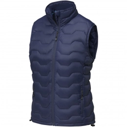 Epidote women's insulated vest made from recycled materials, with GRS certification.