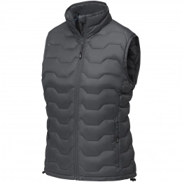 Epidote women's insulated vest made from recycled materials, with GRS certification.