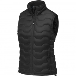 Epidote women's insulated vest made from recycled materials, with GRS certification.