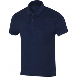 Akoya recycled terry unisex polo