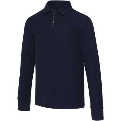 
                                                Zeus long sleeve unisex half zip polo
                                                