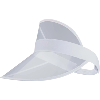 
                                                Bright cap with transparent visor 
                                                