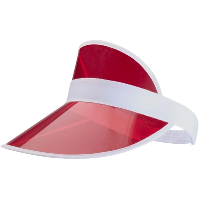 
                                                Bright cap with transparent visor 
                                                
