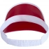 Bright cap with transparent visor 