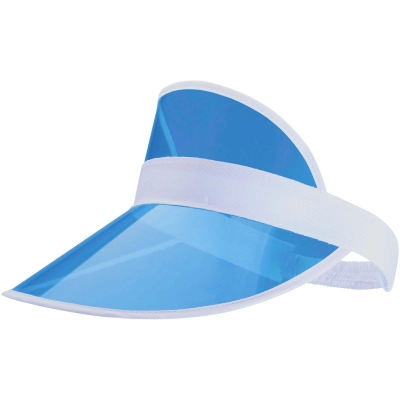 
                                                Bright cap with transparent visor 
                                                