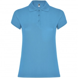 Star short sleeve women's polo
