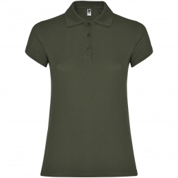 Star short sleeve women's polo