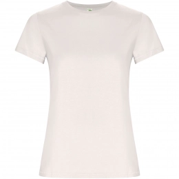 Золотая женская футболка с коротким рукавом