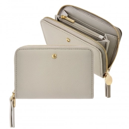 Кошелек на молнии Séraphine светло-серого цвета