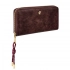 Дорожный кошелек Philomène бордового цвета Дорожный кошелек Philomène бордового цвета