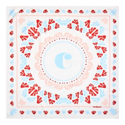 
                                            Scarf Vivienne White
                                            