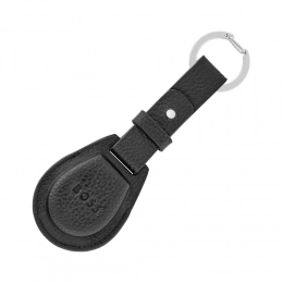 Брелок с держателем для AIRTAG CLASSIC GRAINED BLACK