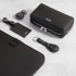 Брелок с держателем для AIRTAG DOUBLE B SAFFIANO BLACK