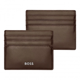 Card holder Classic Smooth Brown